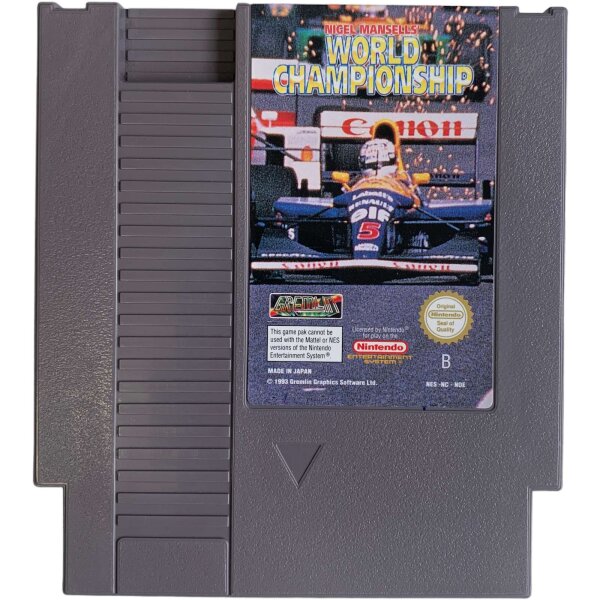 Nigel Mansells World Championship (Nintendo NES) lose [video game]