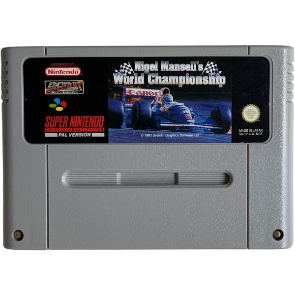 Nigel Mansells World Championship [Nintendo SNES] Gebraucht - Gut