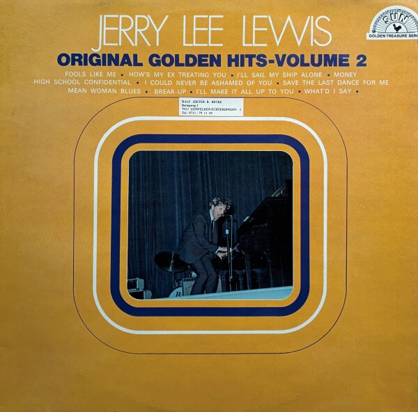 Jerry Lee Lewis - Original Golden Hits - Volume 2 [Vinyl LP]