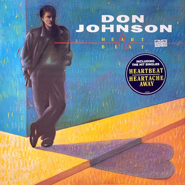 Don Johnson - Heartbeat [Vinyl LP] Epic | Europe, 1986 | Ohne Poster. Mit OIS. | M/EX