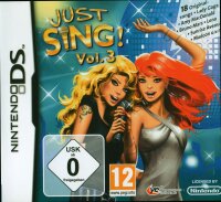 Just Sing! Vol. 3 [Nintendo DS]