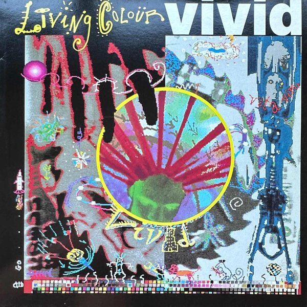 Living Colour - Vivid [Vinyl LP] Epic | Europe, 1988 | Mispress: zweites Label unbedruckt. | NM/NM