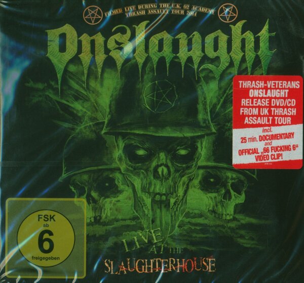 Onslaught - Live At The Slaughterhouse [CD] | AFM Records - AFM 516-7 | M/M