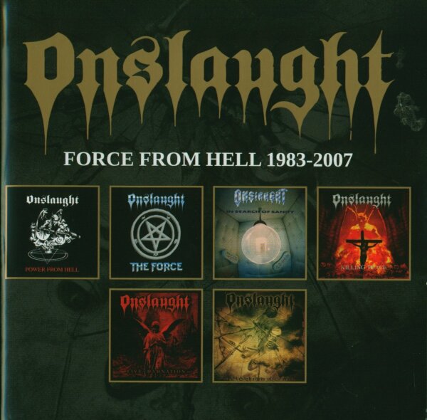 Onslaught - Force From Hell 1983-2007 [CD] |  - BOBV831CDBX | NM/EX