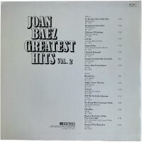 Joan Baez - Greatest Hits Vol. 2 [Vinyl LP]