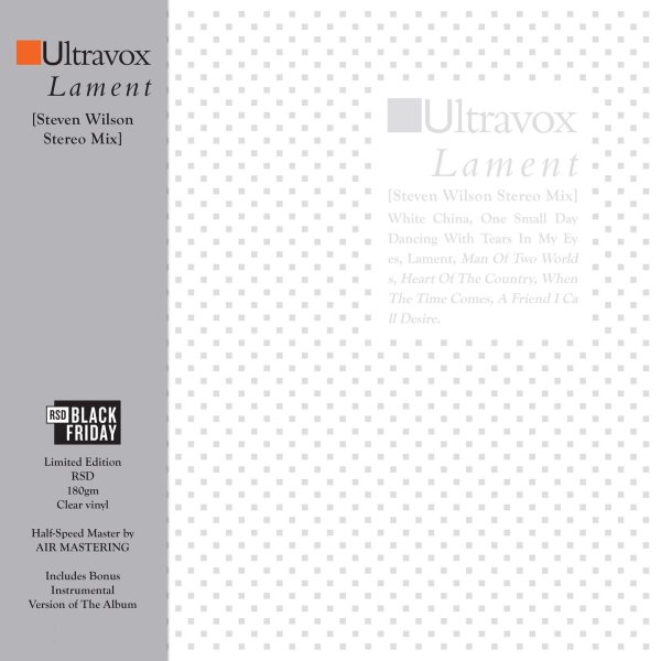 Ultravox - Lament [LP]  -CDLR 1459 | RSD 2024