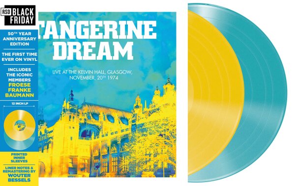 Tangerine Dream - Live At Kelvin Hall, Glasgow [LP] Culture Factory - | RSD 2024