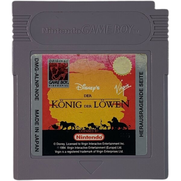 Disneys König der Löwen (The Lion King) (Variante 2) [Game Boy] Modul | Gebraucht - Gut