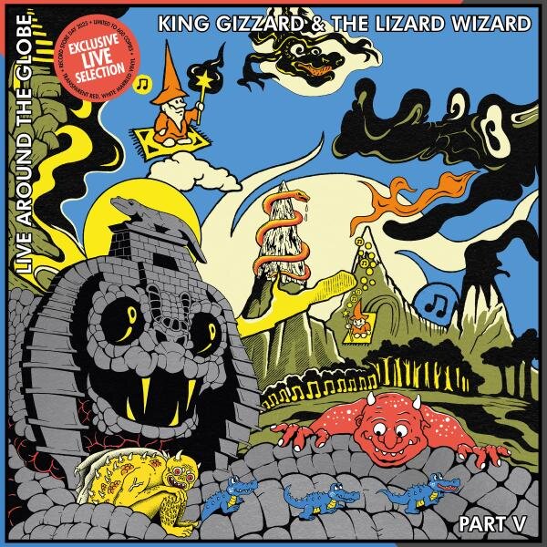 King Gizzard & The Lizard Wizard - Live Around The Globe - Part V [LP NEU] Blind Rope Records -LP 27911 | RSD 2025